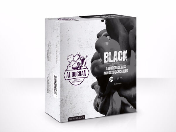 Al Duchan - Black Premium Naturkohle Kokos 50 Stück - 1 Kg