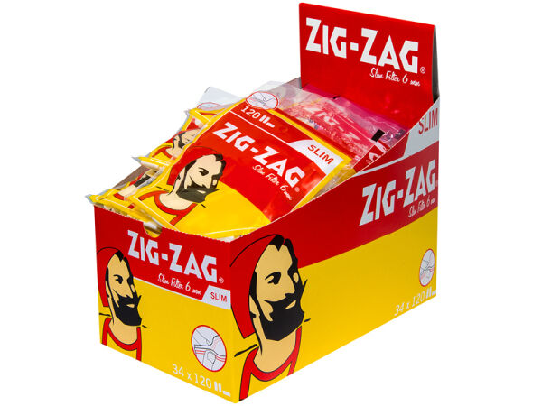 Zig-Zag - Slim Filter - 34 Beutel je 120 Filter