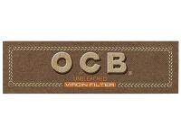 OCB - Filter Tips Virgin Ungebleicht - 25 Hefte je 50 Tips