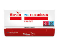 Winston - King Size 200 Hülsen - 5er Gebinde