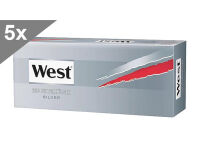 West Silver - 200 Hülsen - 5er Gebinde