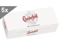 Chesterfield Red - 200 Hülsen - 5er Gebinde