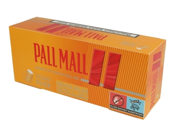 Pall Mall - Allround Red -  200 Hülsen - 5er Gebinde