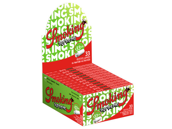 Smoking - King Size Supreme - 24 Hefte je 33 Blatt + Tips