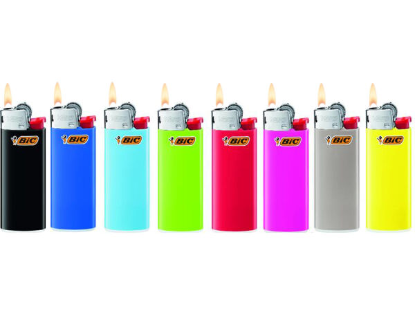 BIC - Mini J25 Reibrad Feuerzeuge - "Neutral" -  50er Display