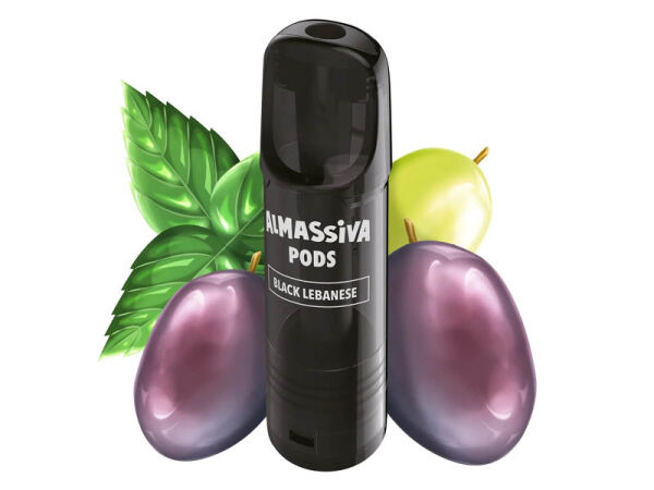 Al Massiva Pods - Black Lebanese (Traube Minze) - 17mg - 2er Set