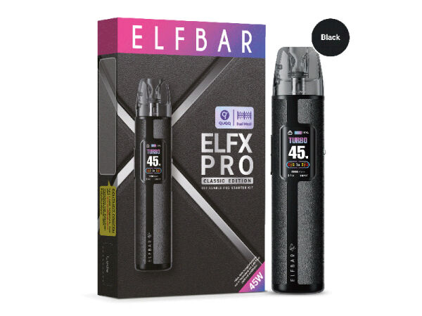 ELFBAR ELFX Pro - Refillable Kit - Black
