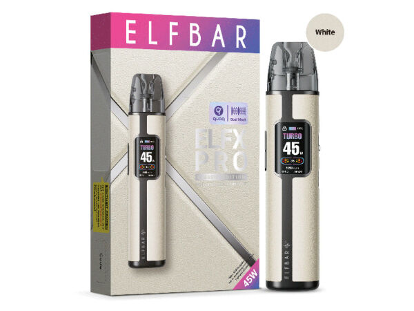 ELFBAR ELFX Pro - Refillable Kit - White