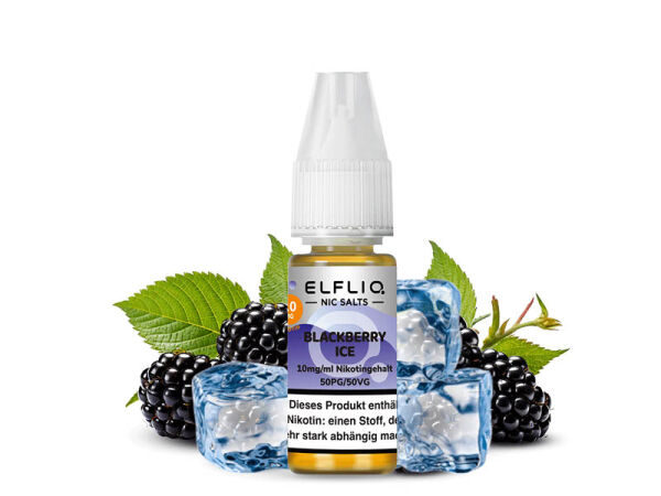 ELFBAR ELFLIQ - Blackberry Ice - Liquid - 10 mg/ml - 10 ml