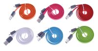 Tekmee Ladekabel USB auf Micro-USB, 1ml in versch. Farben, 24er Display