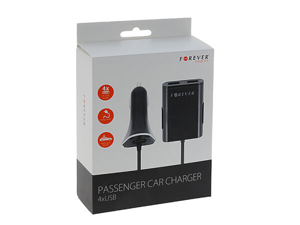 Forever KFZ-Adapter 4x USB-Anschlüßen