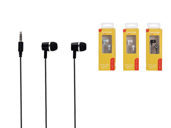 Tekmee Kopfhörer mit Mikrofon, Stereo