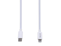 Tekmee Ladekabel USB-C auf Lightning, 1.7A, weiß, 2m