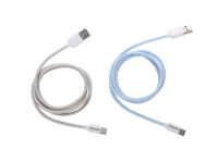 Tekmee Textilkabel, USB auf Type-C, 2.0 A, 1m, einzeln