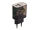 Tekmee Netzstecker 12W Type-C + USB,  Wand Charger; transparent-dunkel