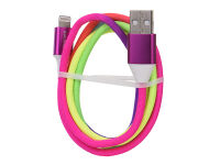 Tekmee Ladekabel USB-C auf Lightning, 2.0A; 1m, Rainbow;...