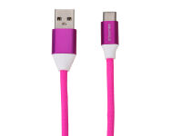 Tekmee Ladekabel USB-C aufType-C 2.0A; 1m, Rainbow; einzeln