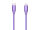 Tekmee Ladekabel Typ C auf Lightning,1m; 2.0A; versch. Farben