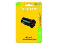 Tekmee KFZ-Adapter USB A+C 20W