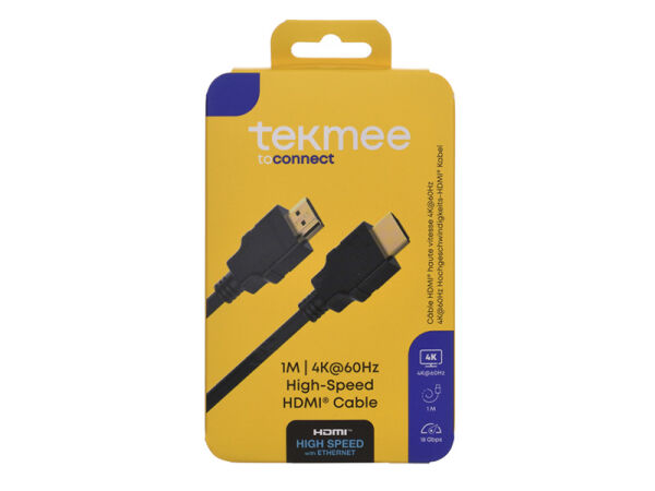Tekmee HDMI Hochgeschwindigkeits-Ladekabel, 1m; 4K