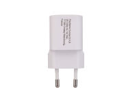 Tekmee Netzstecker Type-C,  20W, Wand Charger; Miniaturgröße, weiß
