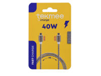 Tekmee Ladekabel, 1m; Type-C auf Type-C, 40W, mit...