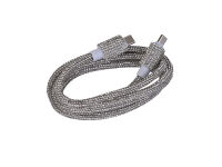 Tekmee Ladekabel, 1m; Type-C auf Type-C, 40W + 20W Netzstecker mit Strasssteinen