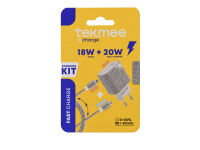 Tekmee Ladekabel, 1m; Type-C auf Lighting, 18W Kabel +...