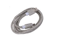 Tekmee Ladekabel, 1m; USB auf Type-C, 10W, mit Strasssteinen