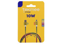 Tekmee Ladekabel, 1m; USB auf Type-C, 10W, mit...