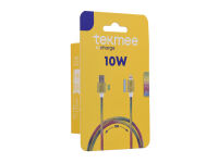Tekmee Ladekabel, 2,5m; Type-C auf Type-C, 60W, wei&szlig;