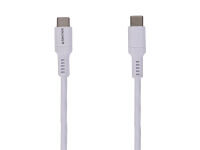 Tekmee Ladekabel-Set, 1m+2m; Type-C auf Type-C, 40W, schwarz und weiß