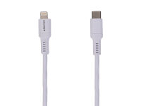 Tekmee Ladekabel-Set, 1m+2m; Type-C auf Lighting, 18W, schwarz und weiß