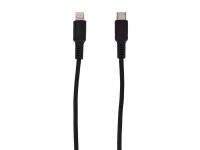 Tekmee Ladekabel-Set, 1m+2m; Type-C auf Lighting, 18W, schwarz und weiß