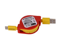 Tekmee, USB auf Type-C, mit integr. Maßband 1 Meter