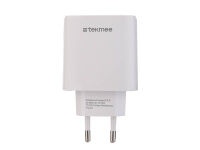 Tekmee Netzstecker 1xUSB/2xType-C, weiß