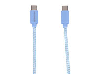 Tekmee Ladekabel, 1m; 2xTYPE-C, pink oder blau