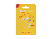 Tekmee Stereo Earphone Kopfh&ouml;rer, 3,5mm Jack,...