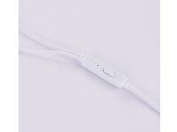 Tekmee Stereo Earphone Kopfhörer, 3,5mm Jack, weiß