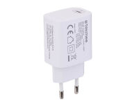 Tekmee Netzstecker, Type-C, Ladekabel 1xLightning, 1xType-C, weiß