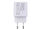 Tekmee Netzstecker, Type-C, Ladekabel 1xLightning, 1xType-C, weiß