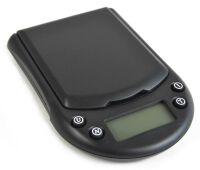 Digitalwaage Schwarz mit Deckel 500g/0.1g