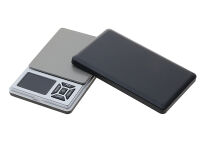 Digitalwaage Schwarz mit Deckel; 500g/0.01; ca.12 cm