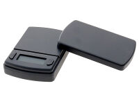 Digitalwaage schwarz mit Deckel; 100g/0.01g; ca. 9 cm