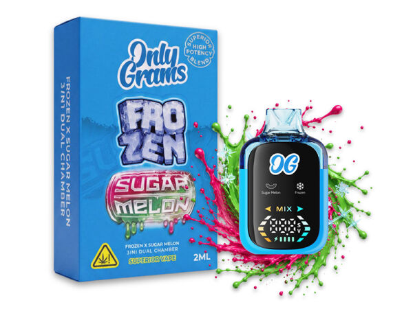 Only Grams - Dual Chamber - Frozen + Sugar Melon - 2ml - Superior Vape 96%
