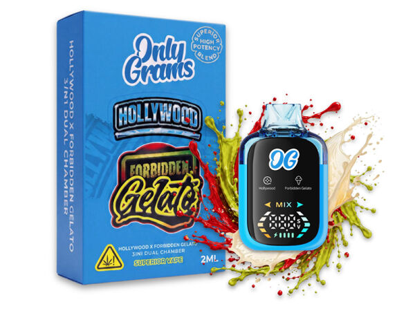 Only Grams - Dual Chamber - Hollywood + Forbidden Gelato - 2ml - Superior Vape 96%