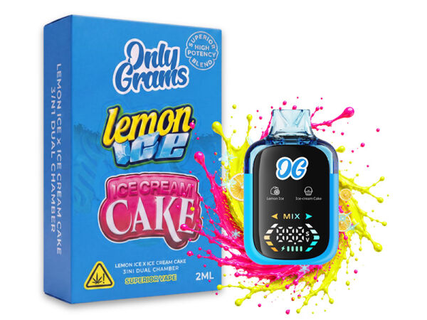 Only Grams - Dual Chamber - Lemon Ice + Ice Cream Cake - 2ml - Superior Vape 96%
