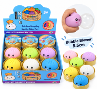 Squishy Dumpling Bubble Blower 8.5cm -12er Display
