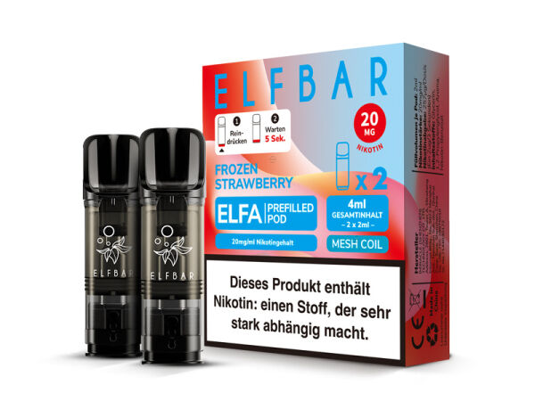 ELFBAR - ELFA Prefilled Pods - Frozen Strawberry - 20mg - 2er Set