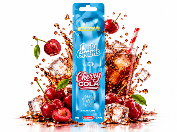 Only Grams - Cherry Cola - Sativa - Superior Vape 96% - 1ml